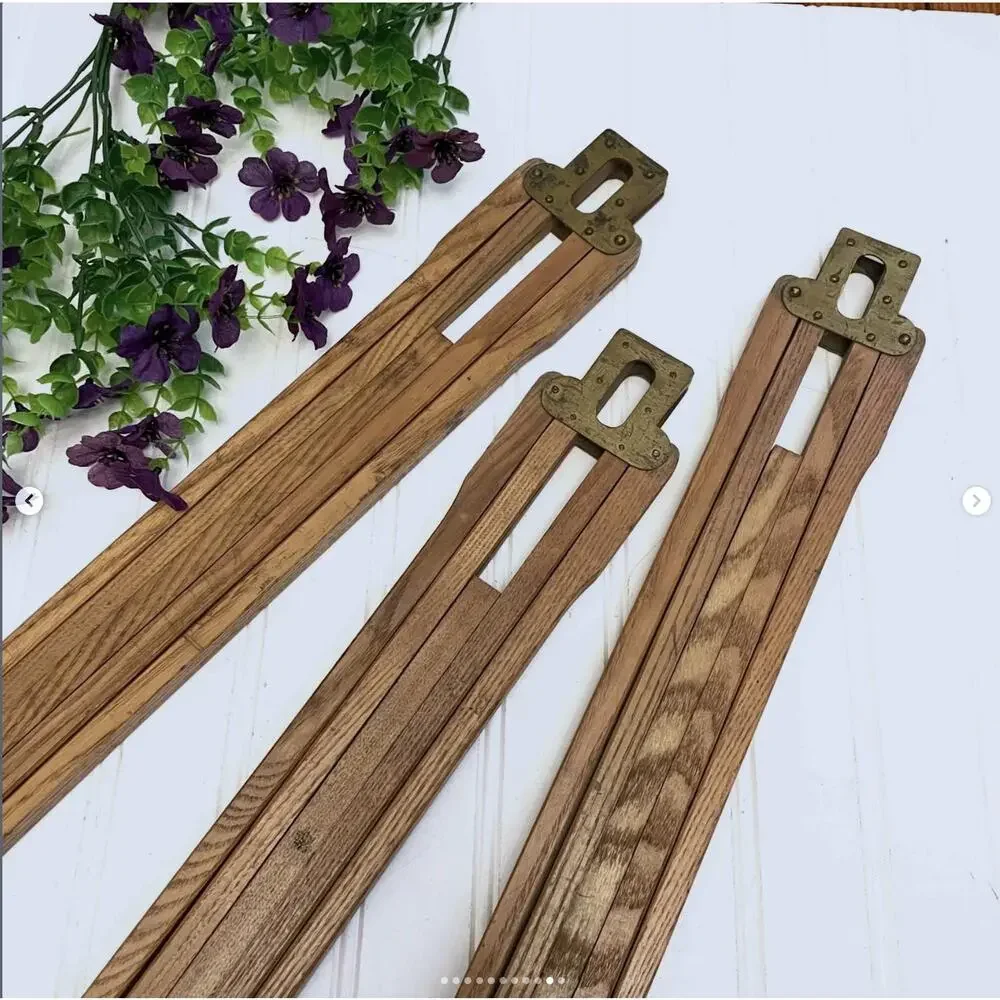 Antique Eastman Kodak? Wood Tripod Leg Brass Upcycle Part RANDOM CHOICE ONE